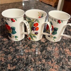 Roy kirkham bone China English tea cups set of 3